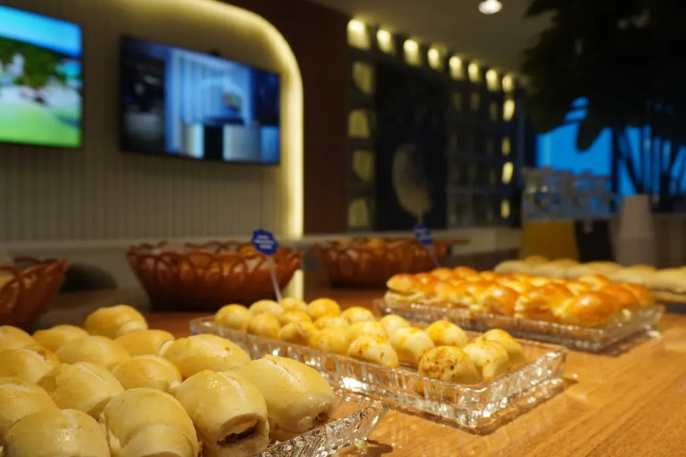 Salgados e petiscos em uma edição do Happy Hour na Number One
