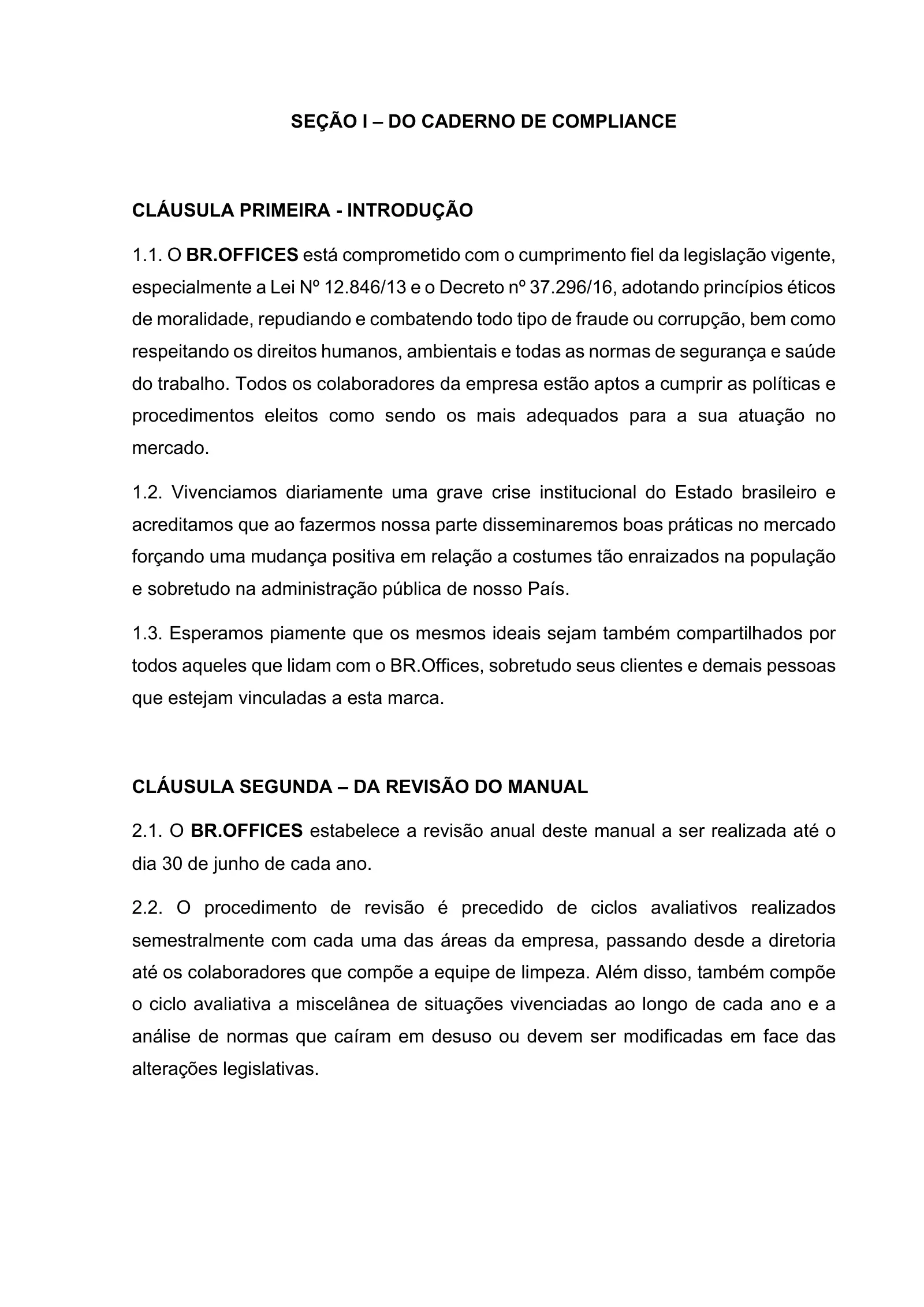 Manual de Integridade, página 3