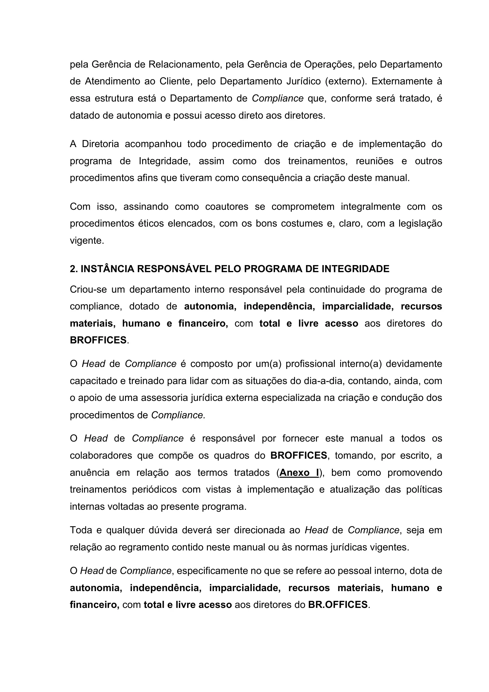 Manual de Integridade, página 5