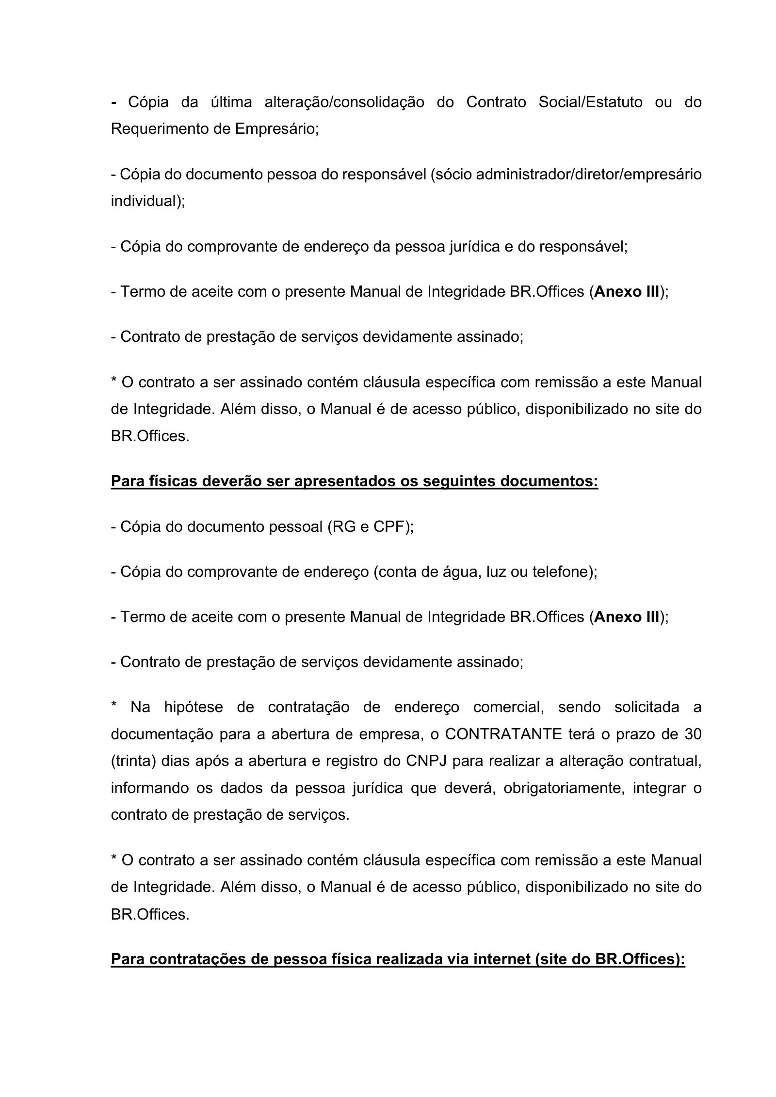Manual de Integridade, página 9