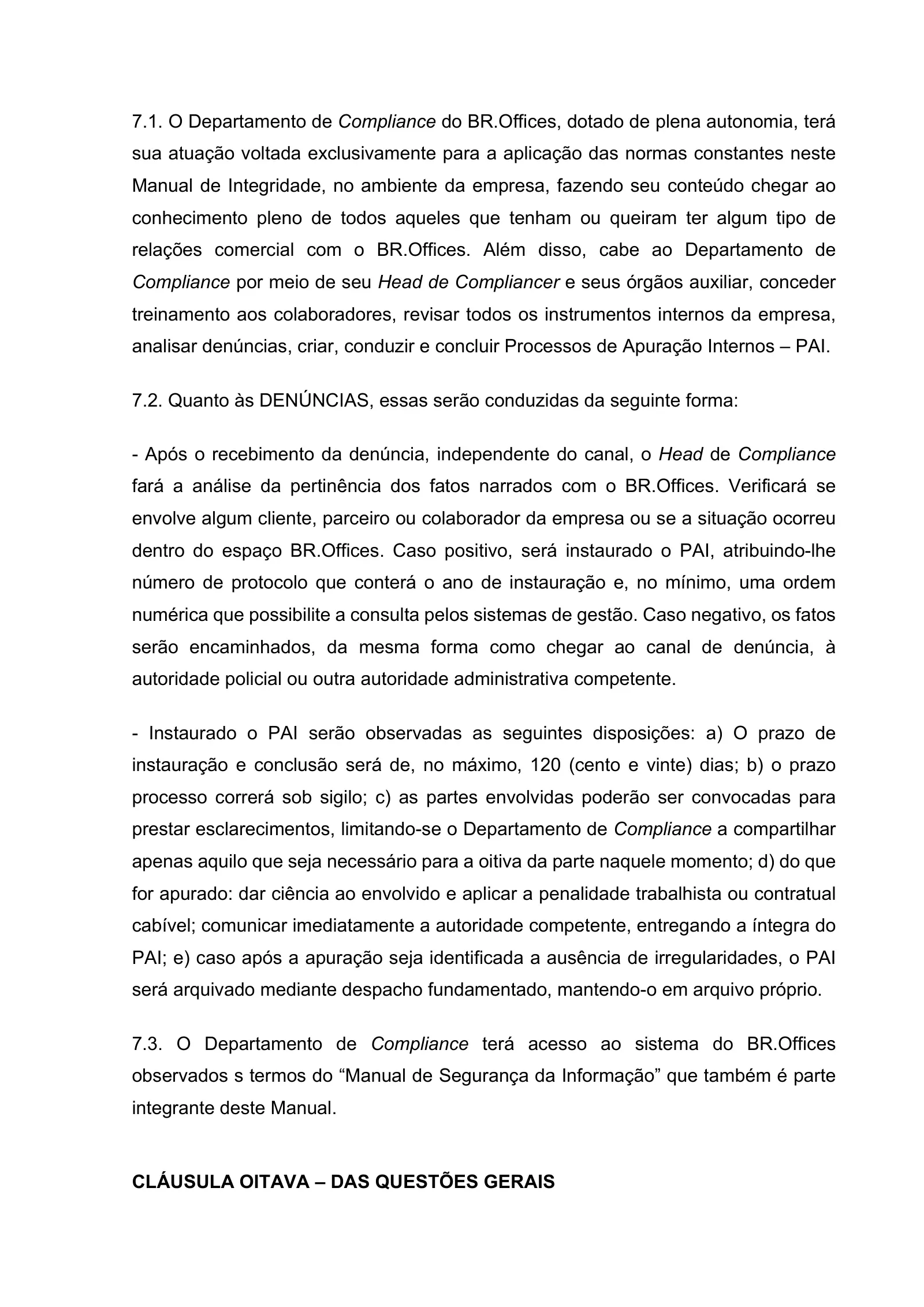 Manual de Integridade, página 11
