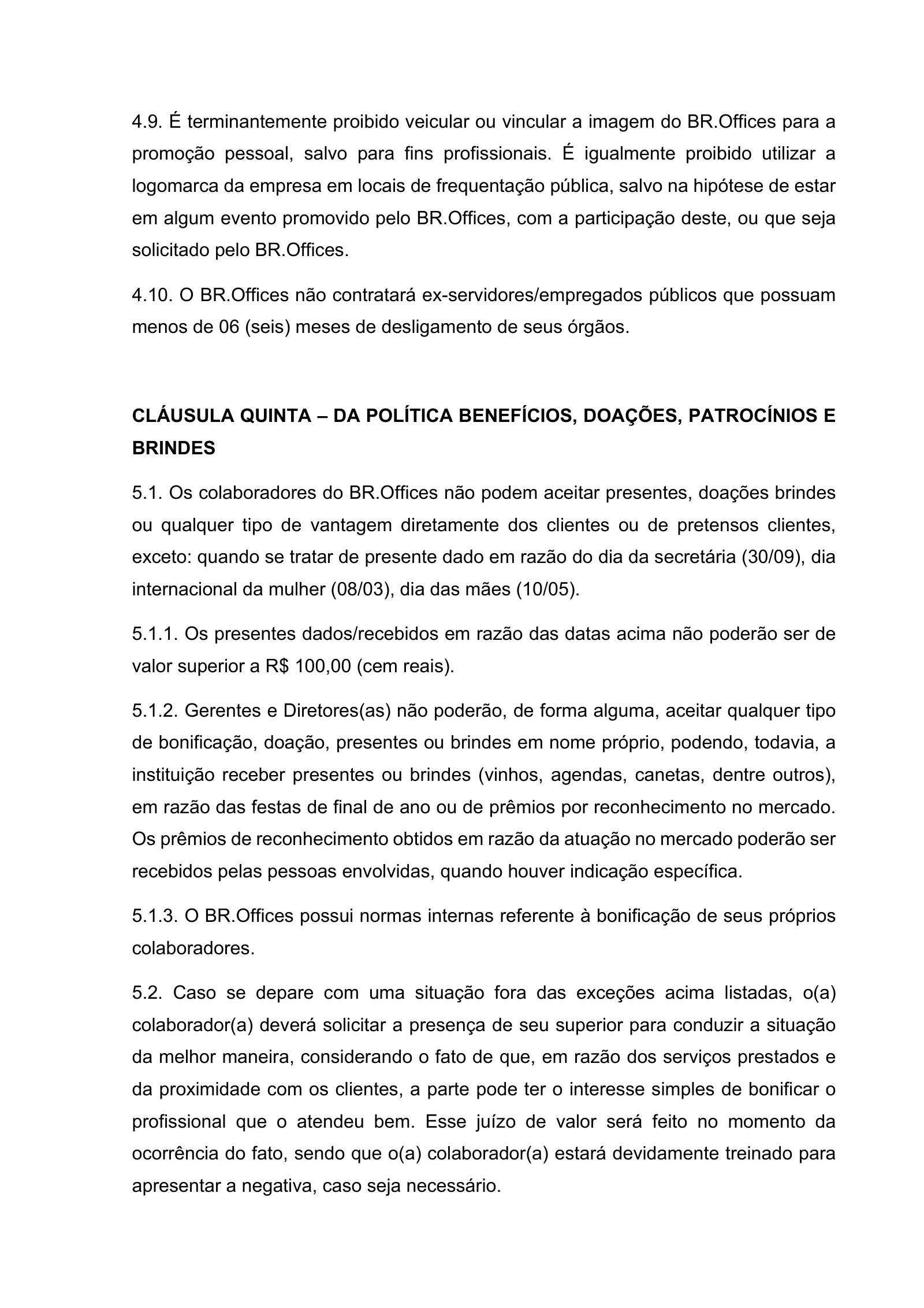 Manual de Integridade, página 17