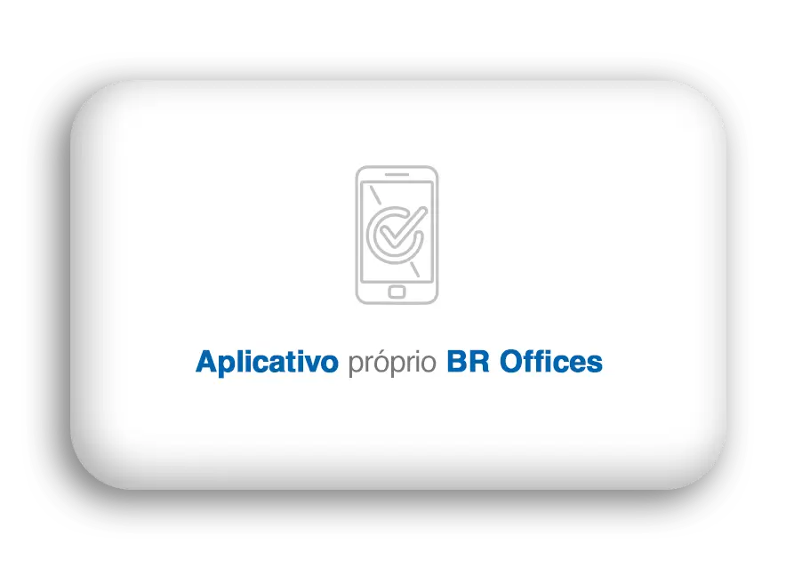 Aplicativo do coworking Br.Offices