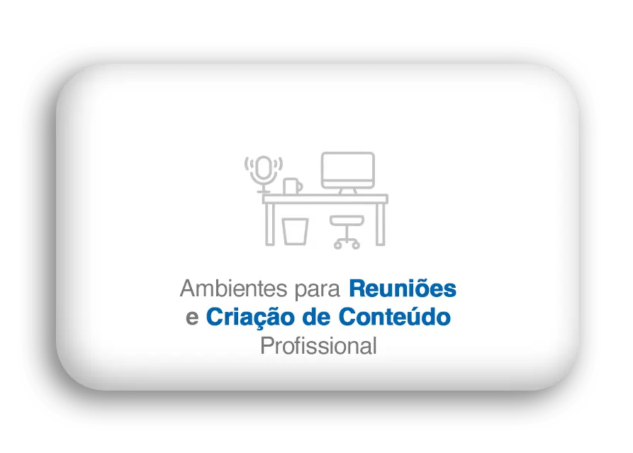 Ambientes para reuniões no coworking Br.Offices